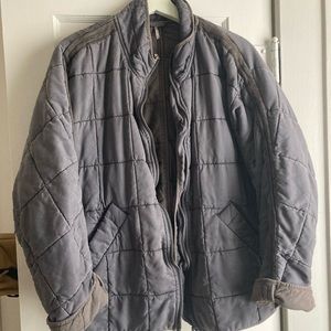 Free People Quilted Dolman Jacket